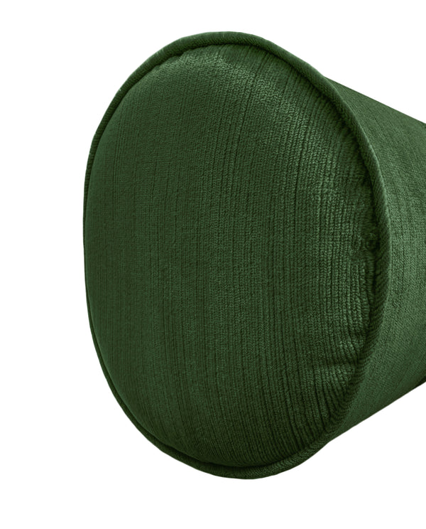 THE BOLSTER :: STRIE VELVET // MALACHITE