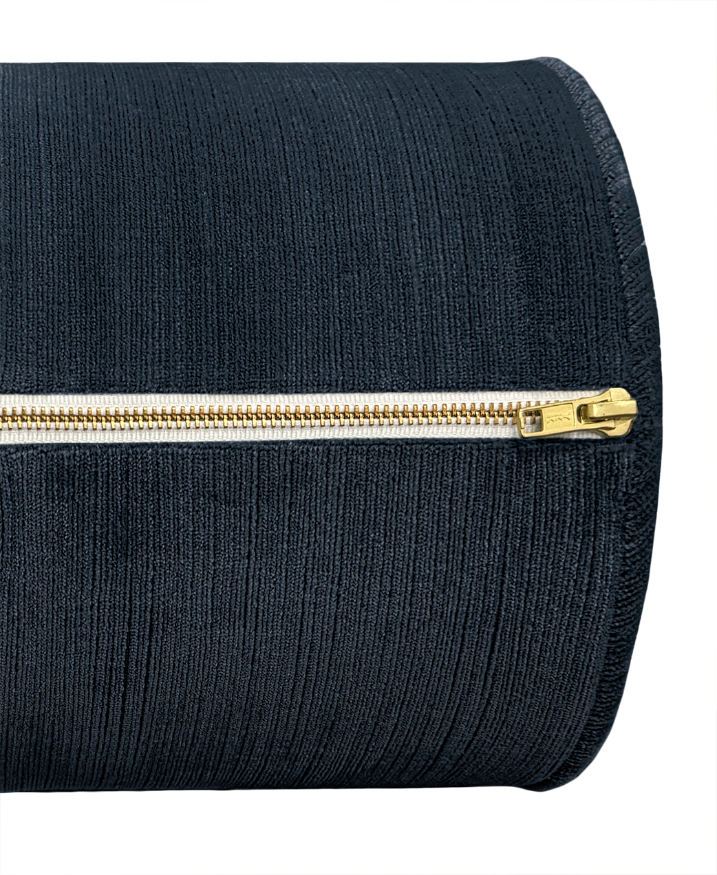 THE BOLSTER :: STRIE VELVET // NAVY BLUE