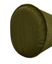 THE BOLSTER :: STRIE VELVET // PERIDOT