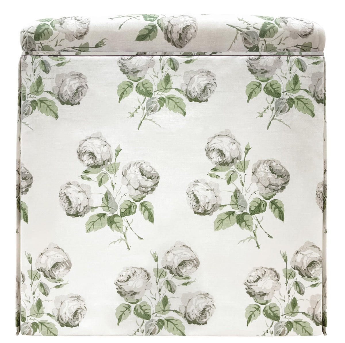 THE SKIRTED OTTOMAN :: BOWOOD UNION // SILVER + LEAF | COLEFAX & FOWLER