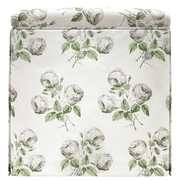 THE SKIRTED OTTOMAN :: BOWOOD UNION // SILVER + LEAF | COLEFAX & FOWLER