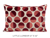 BROOKLYN CUT VELVET // PERSIMMON