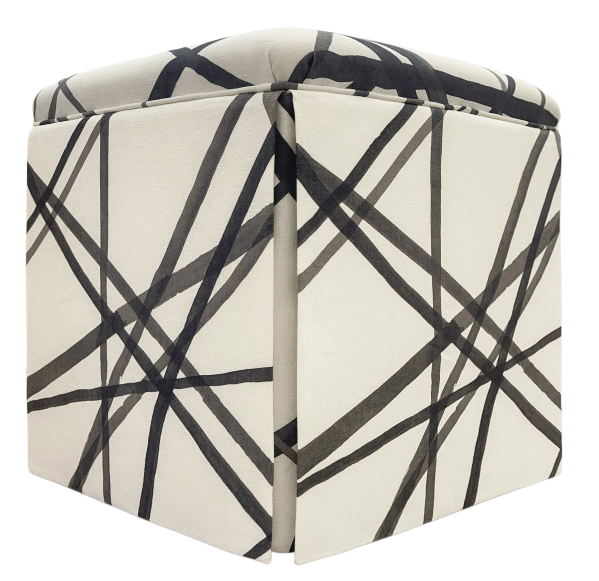 THE SKIRTED OTTOMAN :: CHANNELS | BRUNSCHWIG & FILS