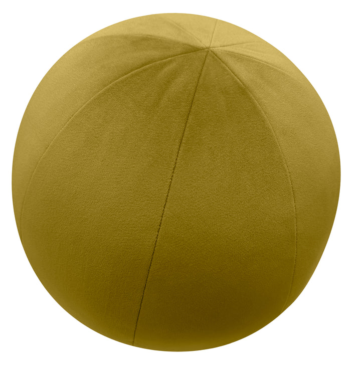 THE STANDARD BALL PILLOW :: MELROSE VELVET // CHARTREUSE