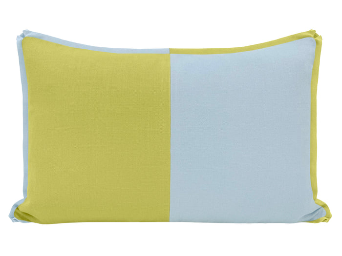 THE DUET | THE LITTLE LUMBAR :: CLASSIC LINEN // CHARTREUSE + POWDER BLUE