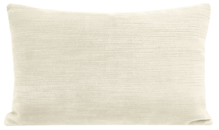 FINAL SALE :  12" X 20" STRIE VELVET // CASHMERE PILLOW COVER