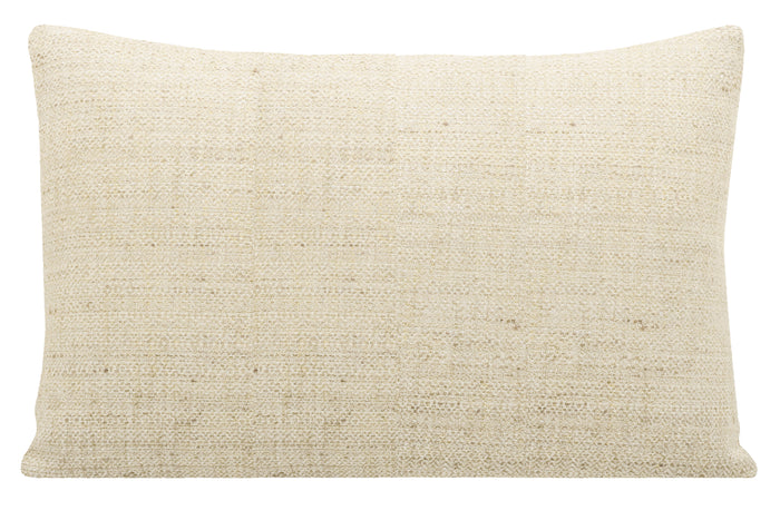 FINAL SALE : 14" X 24" METALLIC LINEN // CASHMERE PILLOW COVER