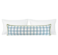 THE XL LUMBAR :: CHARLESTON CHECK // POWDER BLUE | LDC