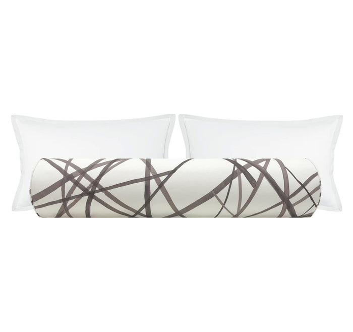 THE BOLSTER :: CHANNELS // TAUPE + IVORY