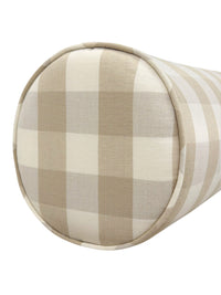 THE BOLSTER :: CHARLESTON CHECK // SAND