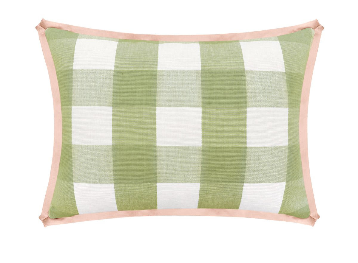 THE MINI :: CHARLESTON CHECK // CELADON