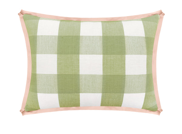 THE MINI :: CHARLESTON CHECK // CELADON