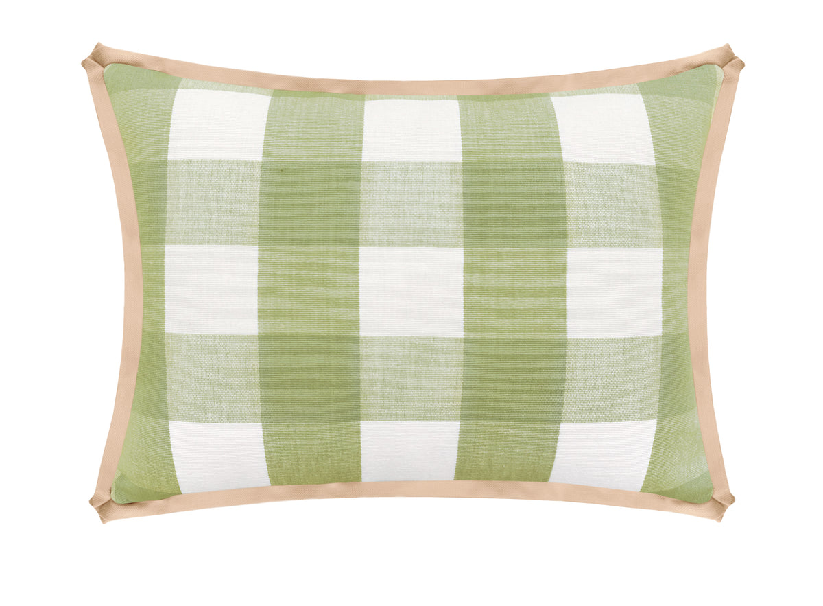 THE MINI :: CHARLESTON CHECK // CELADON