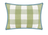 THE MINI :: CHARLESTON CHECK // CELADON