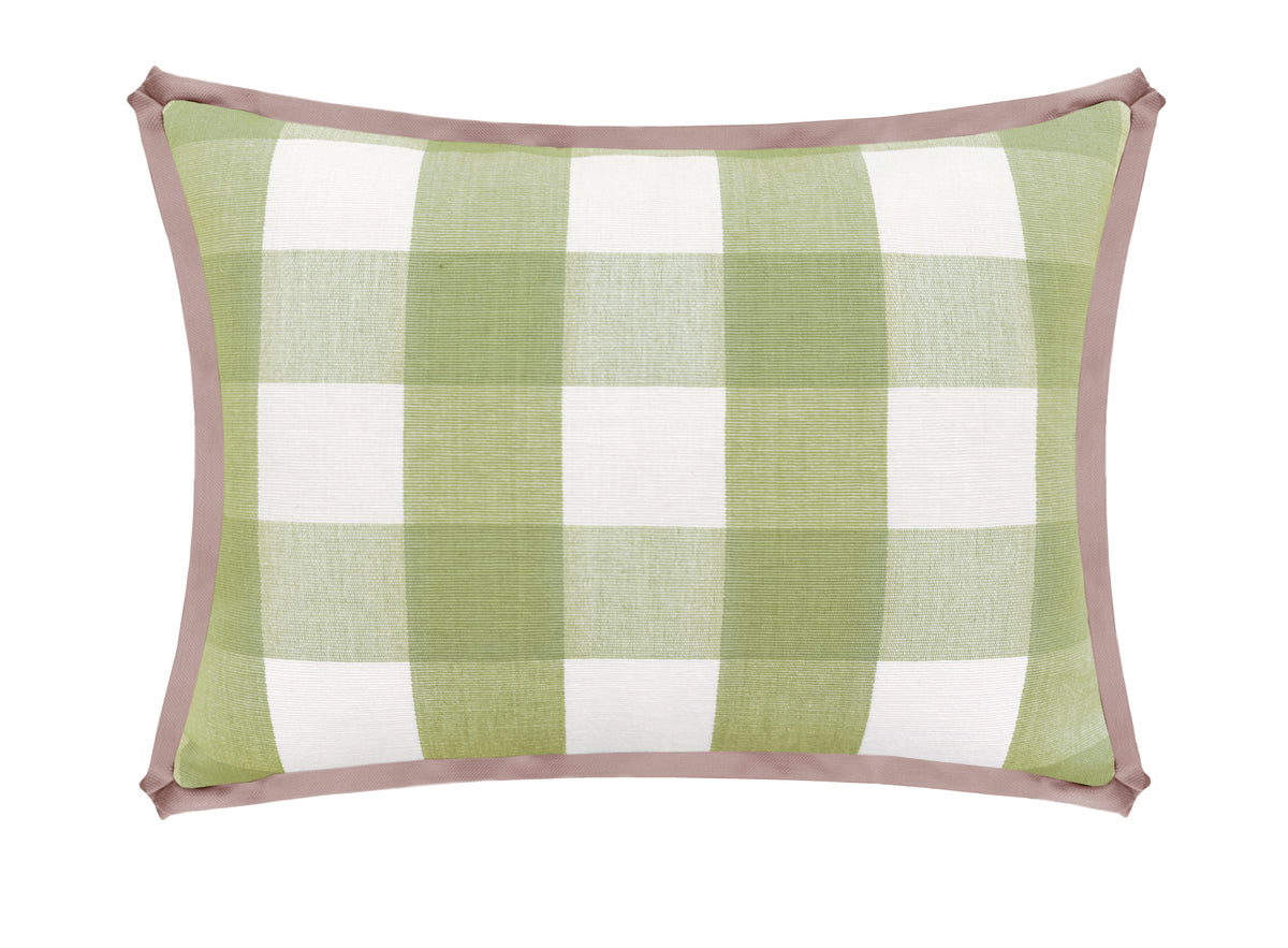 THE MINI :: CHARLESTON CHECK // CELADON