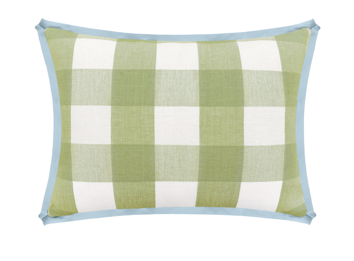 THE MINI :: CHARLESTON CHECK // CELADON