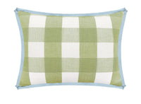 THE MINI :: CHARLESTON CHECK // CELADON