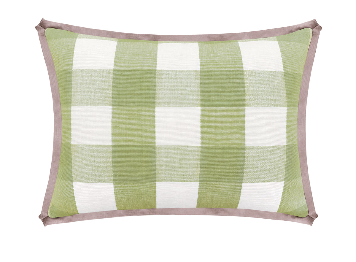 THE MINI :: CHARLESTON CHECK // CELADON