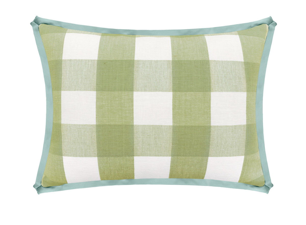 THE MINI :: CHARLESTON CHECK // CELADON