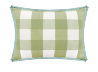 THE MINI :: CHARLESTON CHECK // CELADON