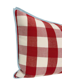 THE XL LUMBAR :: CHARLESTON CHECK // APPLE RED | LDC