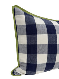 THE XL LUMBAR :: CHARLESTON CHECK // NAVY BLUE | LDC