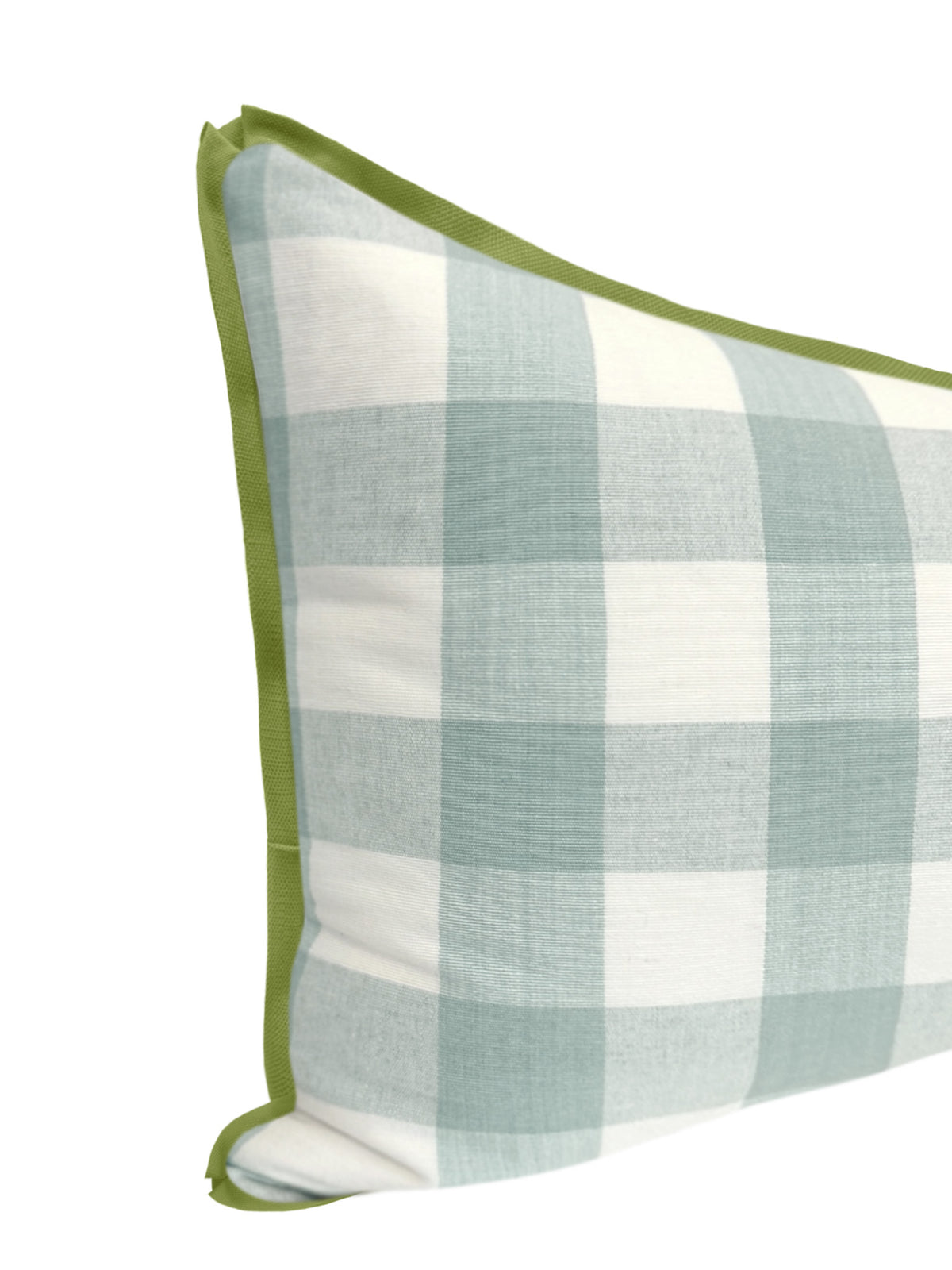 THE XL LUMBAR :: CHARLESTON CHECK // SPA BLUE | LDC