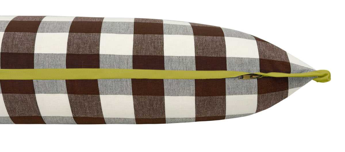 THE XL LUMBAR :: CHARLESTON CHECK // CHOCOLATE | LDC