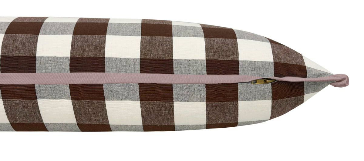 THE XL LUMBAR :: CHARLESTON CHECK // CHOCOLATE | LDC