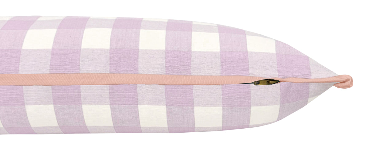 THE XL LUMBAR :: CHARLESTON CHECK // LAVENDER | LDC