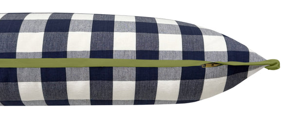 THE XL LUMBAR :: CHARLESTON CHECK // NAVY BLUE | LDC