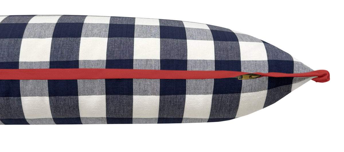 THE XL LUMBAR :: CHARLESTON CHECK // NAVY BLUE | LDC