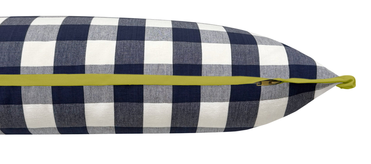 THE XL LUMBAR :: CHARLESTON CHECK // NAVY BLUE | LDC
