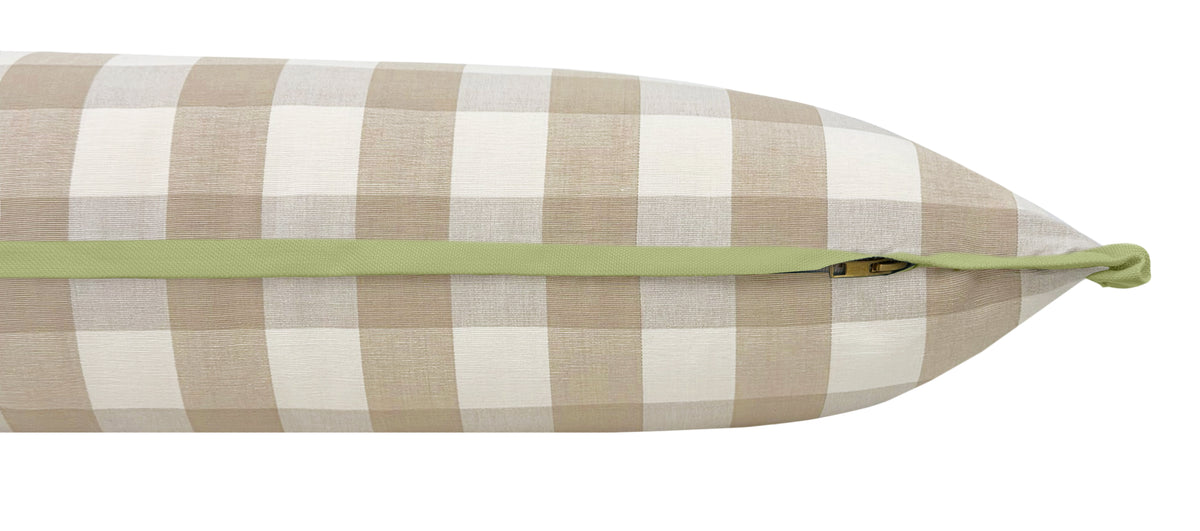 THE XL LUMBAR :: CHARLESTON CHECK // SAND | LDC