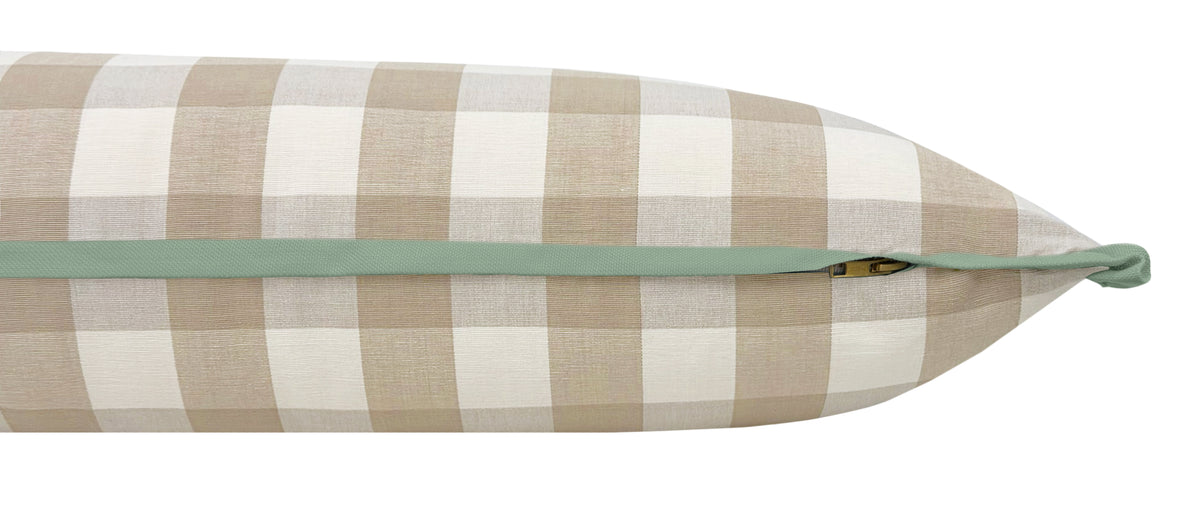 THE XL LUMBAR :: CHARLESTON CHECK // SAND | LDC