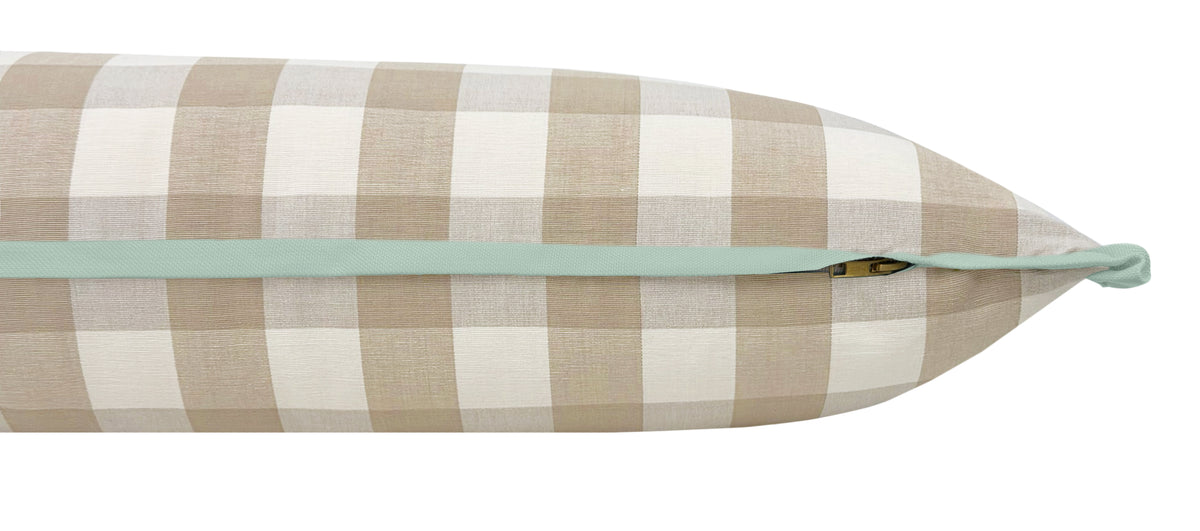 THE XL LUMBAR :: CHARLESTON CHECK // SAND | LDC