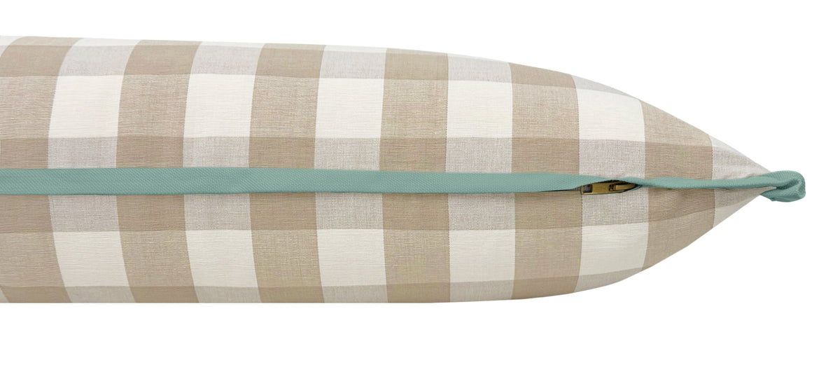 THE XL LUMBAR :: CHARLESTON CHECK // SAND | LDC