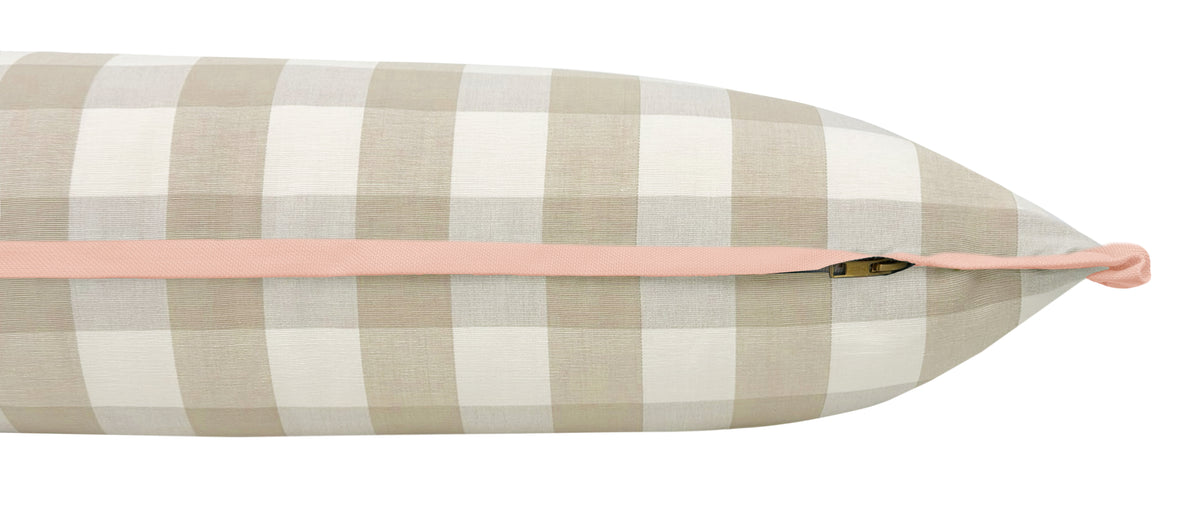 THE XL LUMBAR :: CHARLESTON CHECK // STONE | LDC