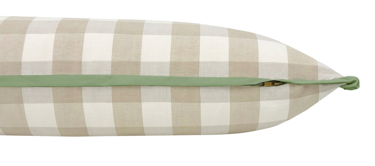 THE XL LUMBAR :: CHARLESTON CHECK // STONE | LDC