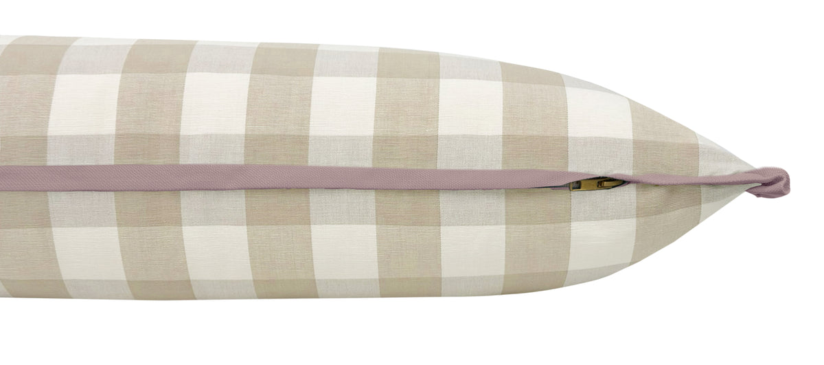 THE XL LUMBAR :: CHARLESTON CHECK // STONE | LDC