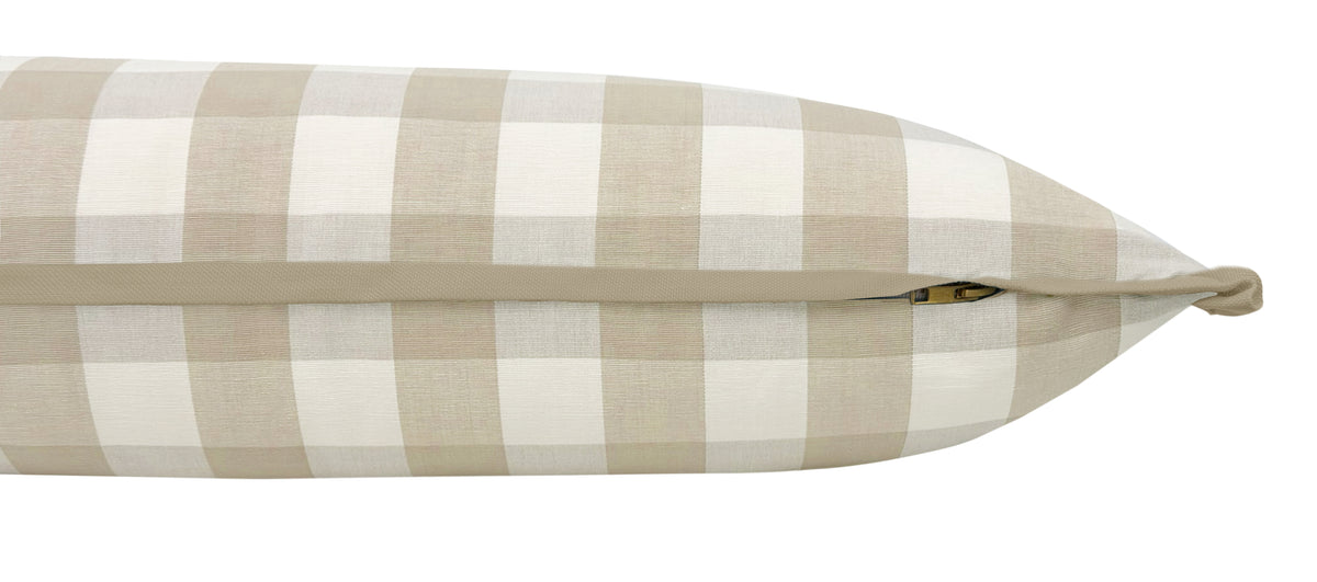 THE XL LUMBAR :: CHARLESTON CHECK // STONE | LDC