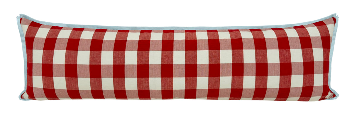 THE XL LUMBAR :: CHARLESTON CHECK // APPLE RED | LDC