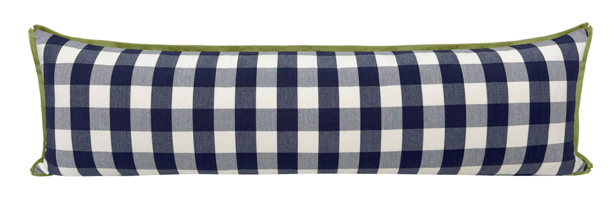 THE XL LUMBAR :: CHARLESTON CHECK // NAVY BLUE | LDC