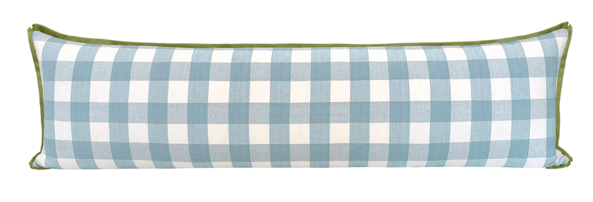 THE XL LUMBAR :: CHARLESTON CHECK // POWDER BLUE | LDC