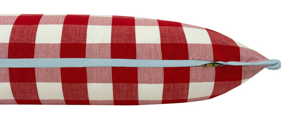 THE XL LUMBAR :: CHARLESTON CHECK // APPLE RED | LDC