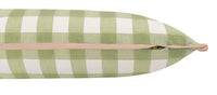 THE XL LUMBAR :: CHARLESTON CHECK // CELADON | LDC