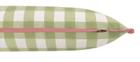 THE XL LUMBAR :: CHARLESTON CHECK // CELADON | LDC