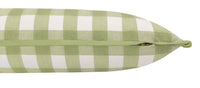 THE XL LUMBAR :: CHARLESTON CHECK // CELADON | LDC