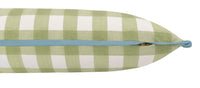 THE XL LUMBAR :: CHARLESTON CHECK // CELADON | LDC