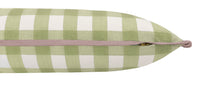 THE XL LUMBAR :: CHARLESTON CHECK // CELADON | LDC